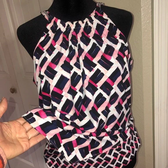 White House Black Market colorful top - Picture 4 of 9